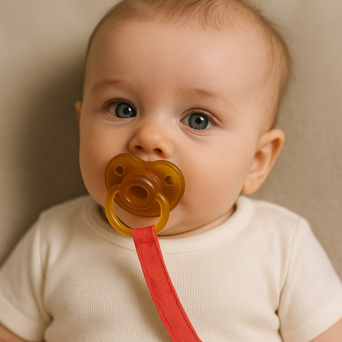 Clip Para Chupete  Fresa De Algodón Orgánico