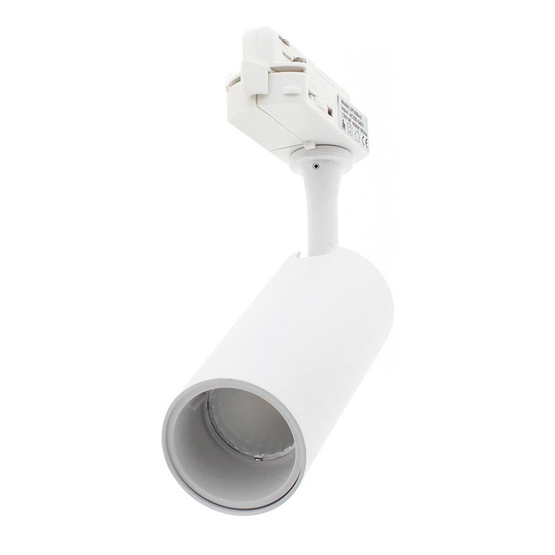 Foco Carril Trifásico 12w Prolux Rail Chip Led Cree, Driver Tridonic, Blanco Neutro_3