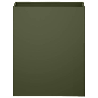 Macetero De Jardín 2 Uds. Verde Oliva 40 X 20 X 50 Cm_3