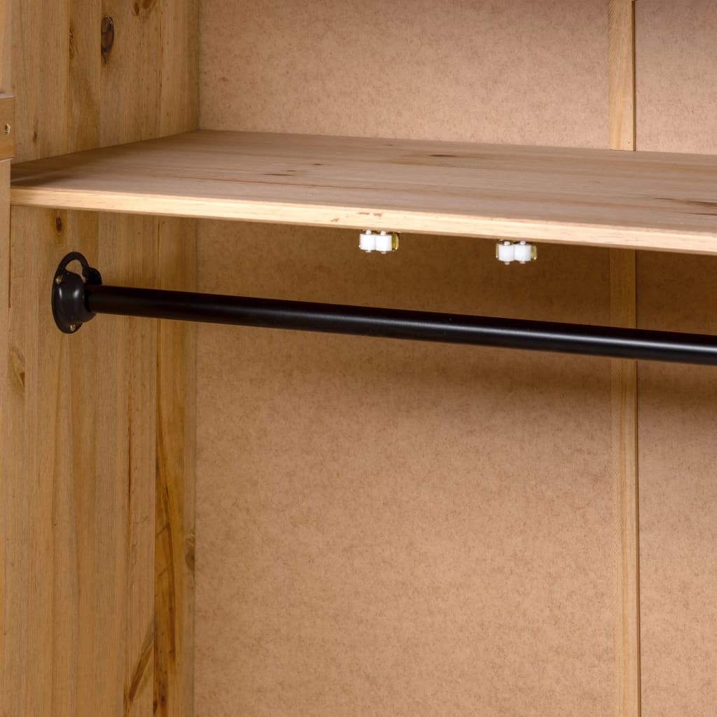 Armario Madera Maciza Pino Panamá Range 80x50x171,5 Cm_3