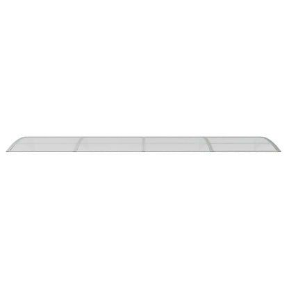 Marquesina Para Puerta Gris 400x100 Cm Policarbonato_3