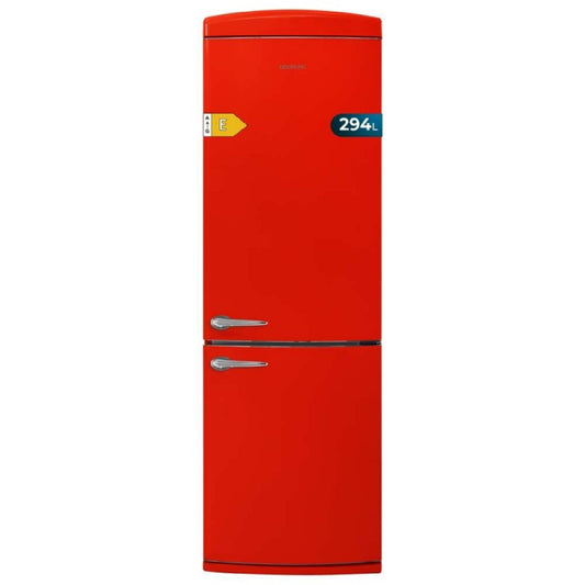 Cecotec Frigorífico Combi 2 Puertas Retro De 294l Bolero Coolmarket Combi Origin 294+ Red E_0