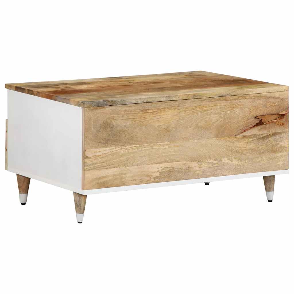 Mesa De Centro De Madera Maciza Mango 80x54x40 Cm_3