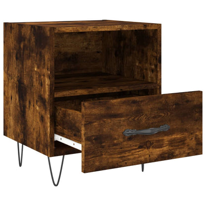 Mesita Noche 2 Uds Madera Ingeniería Roble Ahumado 40x35x47,5cm_3