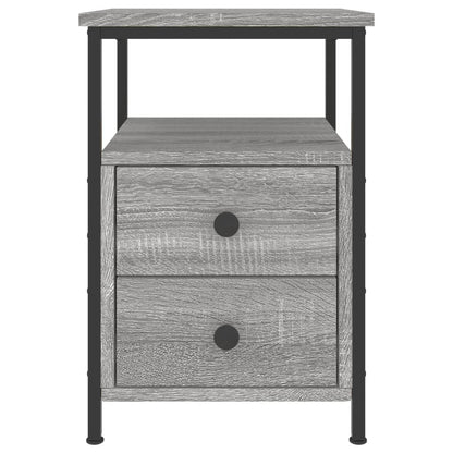 Mesitas Noche 2 Uds Madera Ingeniería Gris Sonoma 34x35,5x50 Cm_4
