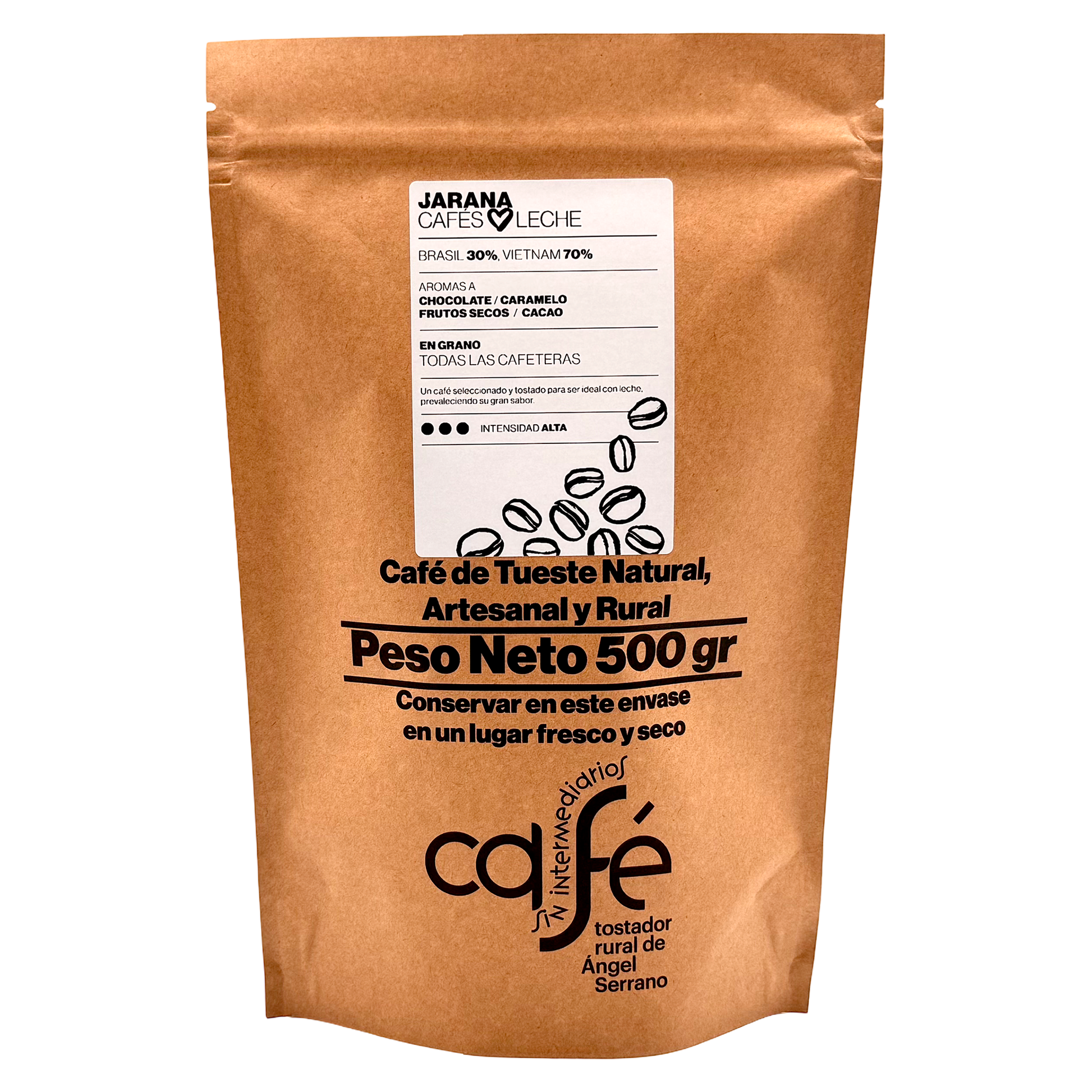 Cafe Sin Intermediarios Café Vietnam Jarana En Grano 500 G_0