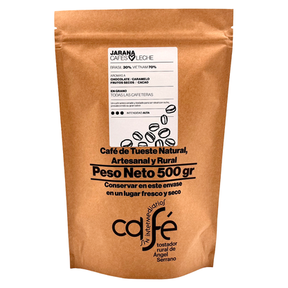 Cafe Sin Intermediarios Café Vietnam Jarana En Grano 500 G_0