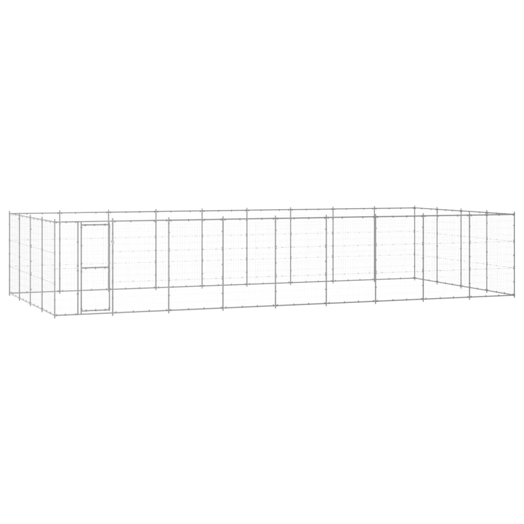 Perrera De Exterior De Acero Galvanizado 43,56 M²_1