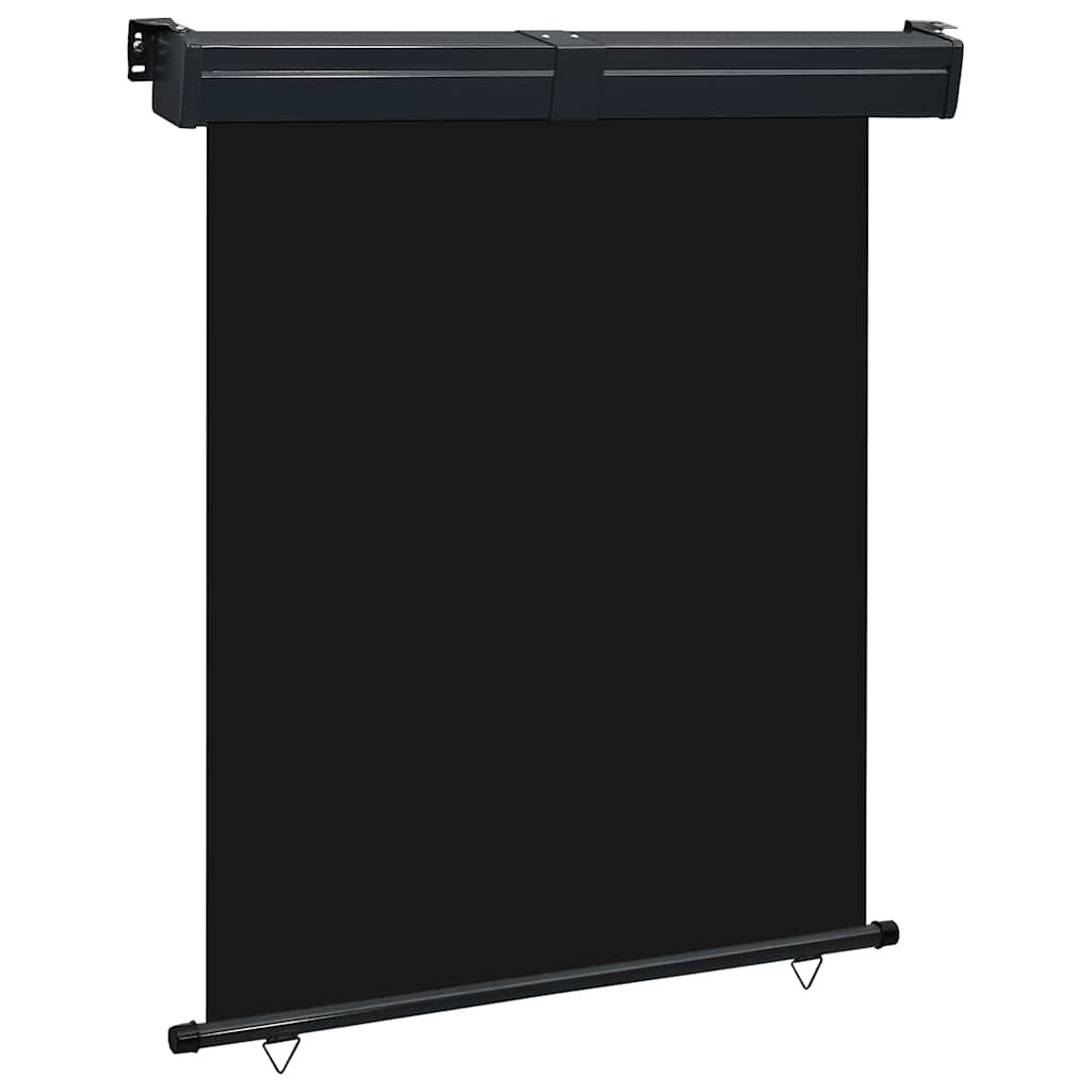 Vidaxl Toldo Lateral De Balcón Negro 145x250 Cm_0