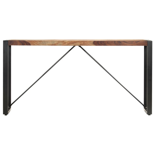 Mesa Consola De Madera Maciza De Sheesham 150x35x76 Cm_0