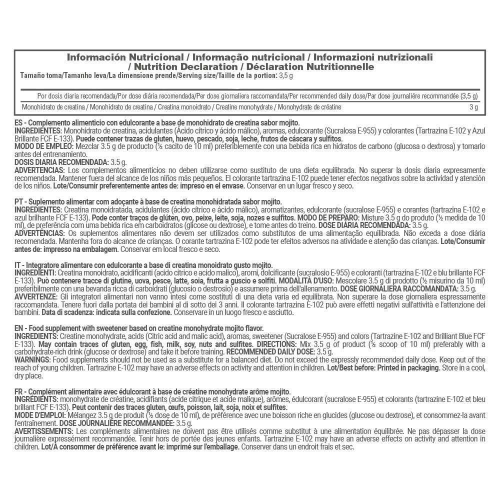 Creatina Monohidrato 200 Mesh - 300g - Mojito - Aumento De La Masa Muscular - Masmusculo_5