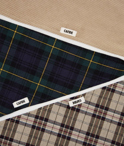 Cafide Bandana Para Perro Pana Beige. Modelo Nata. Talla Xl (42-58 Cm)_1