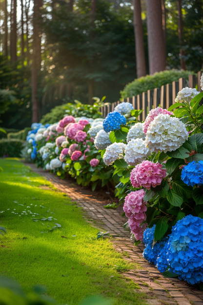 Hortensia - 6 Pzs - Hydrangea Macrophylla - Altura 25-40cm - ⌀9cm_1
