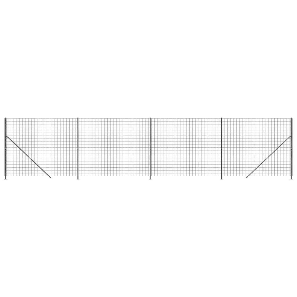Cerca De Alambre Con Brida Gris Antracita 1,8x10 M / Vetonek_1