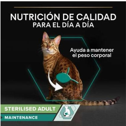 PURINA PRO PLAN Gato Húmedo ESTERILIZADO Terrine Bacalao Sobre 10 x 75g