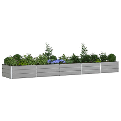 Jardinera Gris Claro 480 X 100 X 45 Cm Acero Galvanizado_2