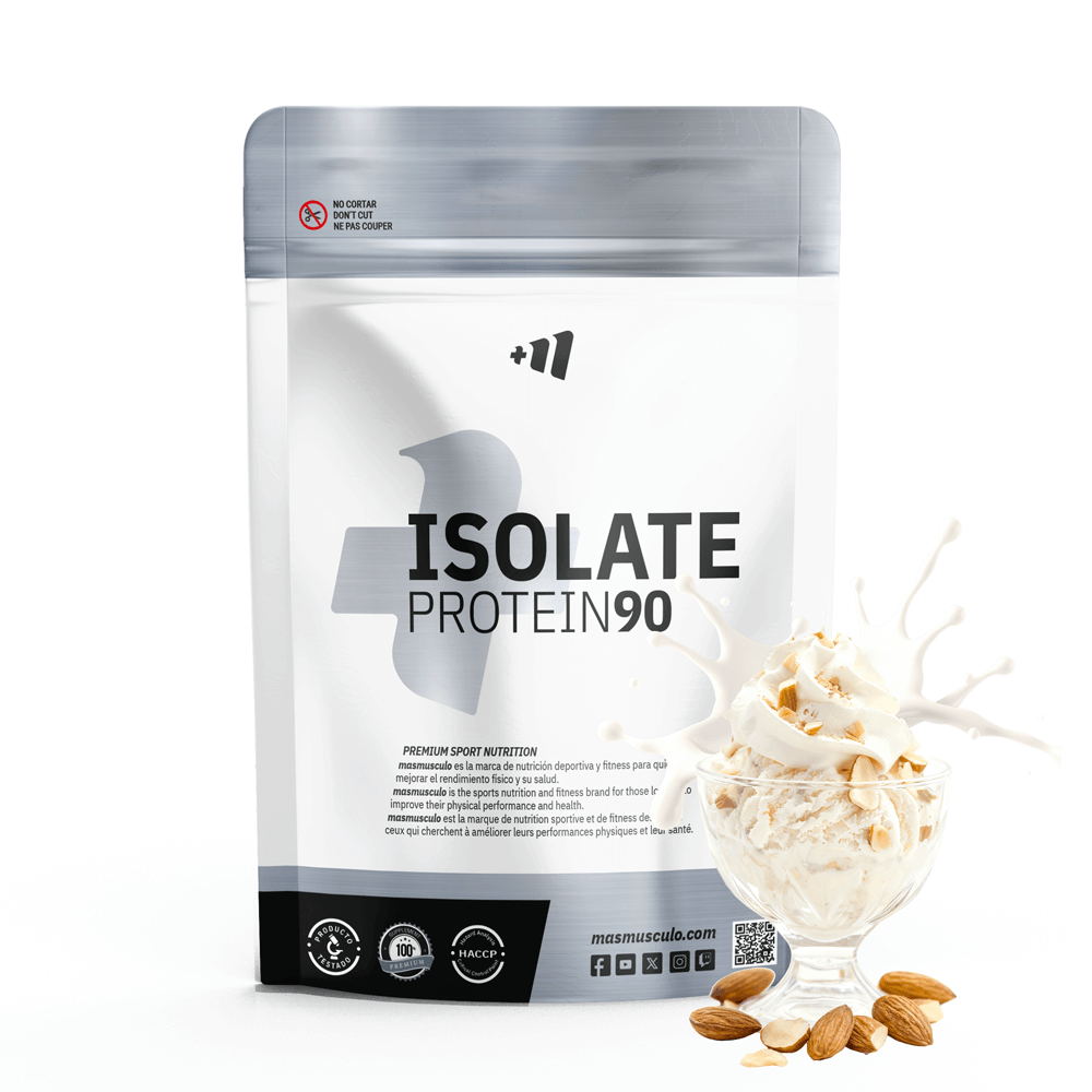 Isolate 90 Cfm - 1kg - Nata Almendrada - Aumenta La Masa Muscular - Masmusculo_0
