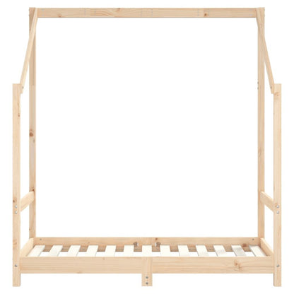 Vidaxl Estructura De Cama Para Niños Madera Maciza De Pino 70x140 Cm_3
