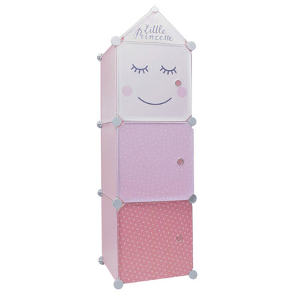 Estantería Modulable 3 Cubos Rosa_1