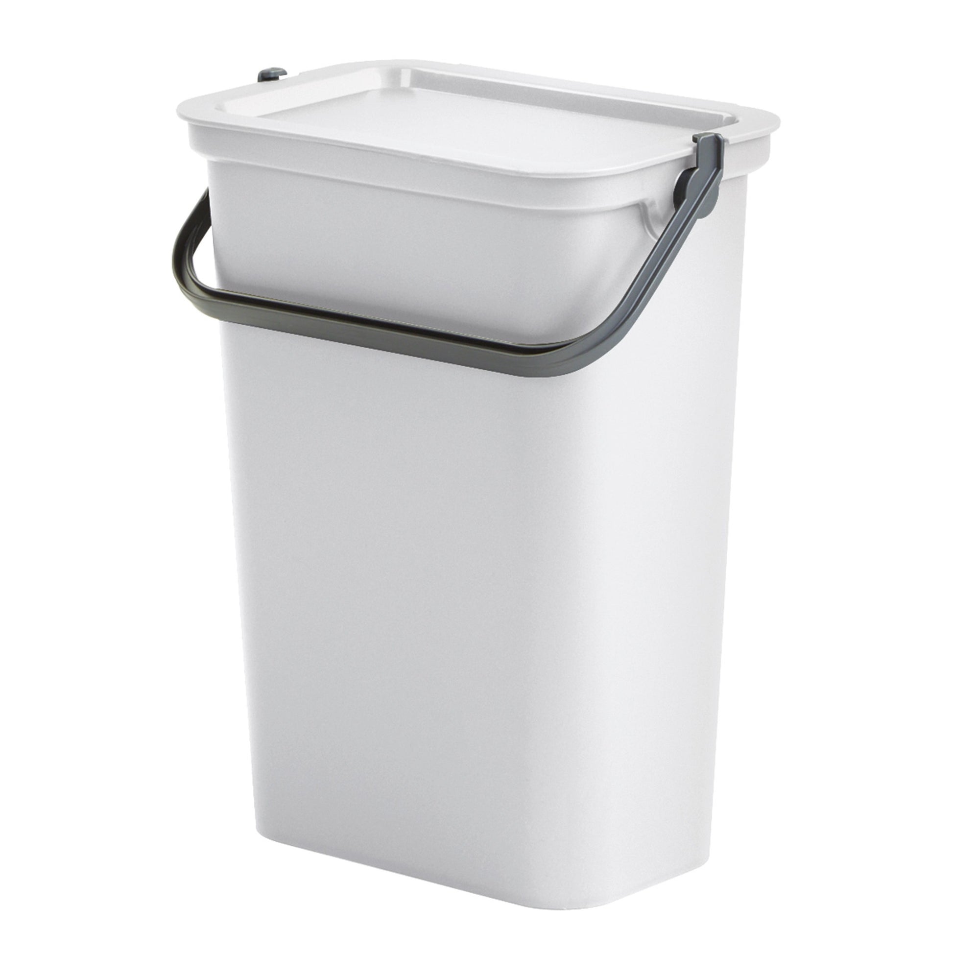 Papelera moda Con Asa 10l Blanco