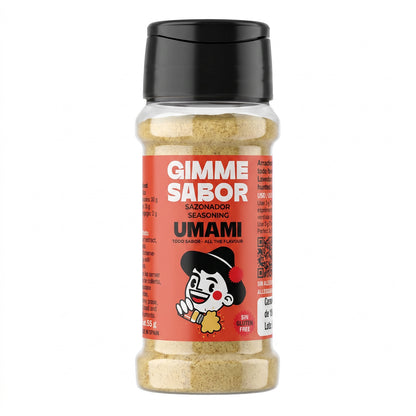 Sazonador Vegetal Sabor A Umami 55g | Sin Gluten, Sin Alérgenos | Gimme Sabor_0
