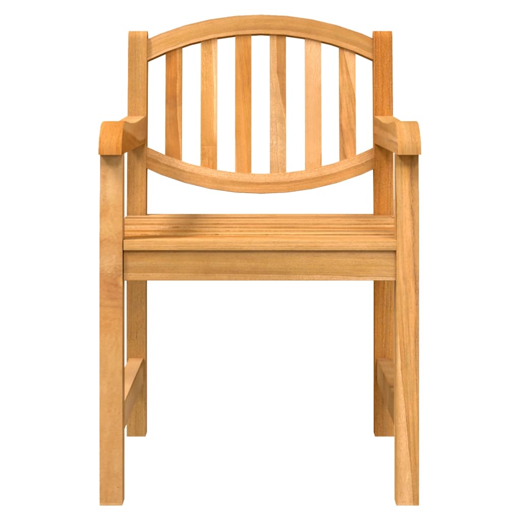 Juego De Comedor Para Jardín 5 Piezas Madera Maciza De Teca / Vetonek_0
