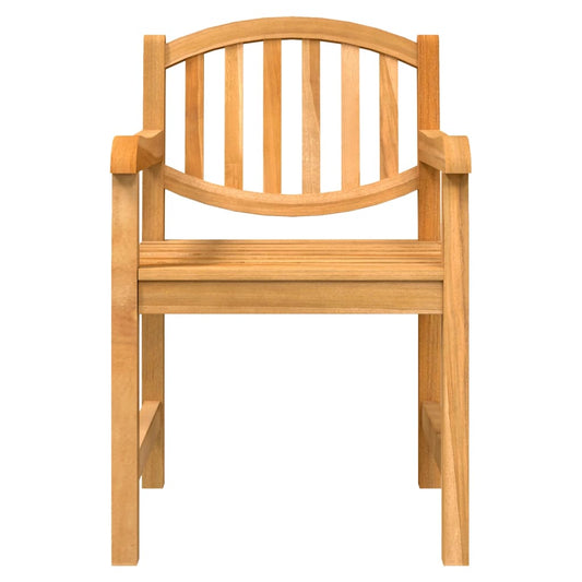 Juego De Comedor Para Jardín 5 Piezas Madera Maciza De Teca / Vetonek_0