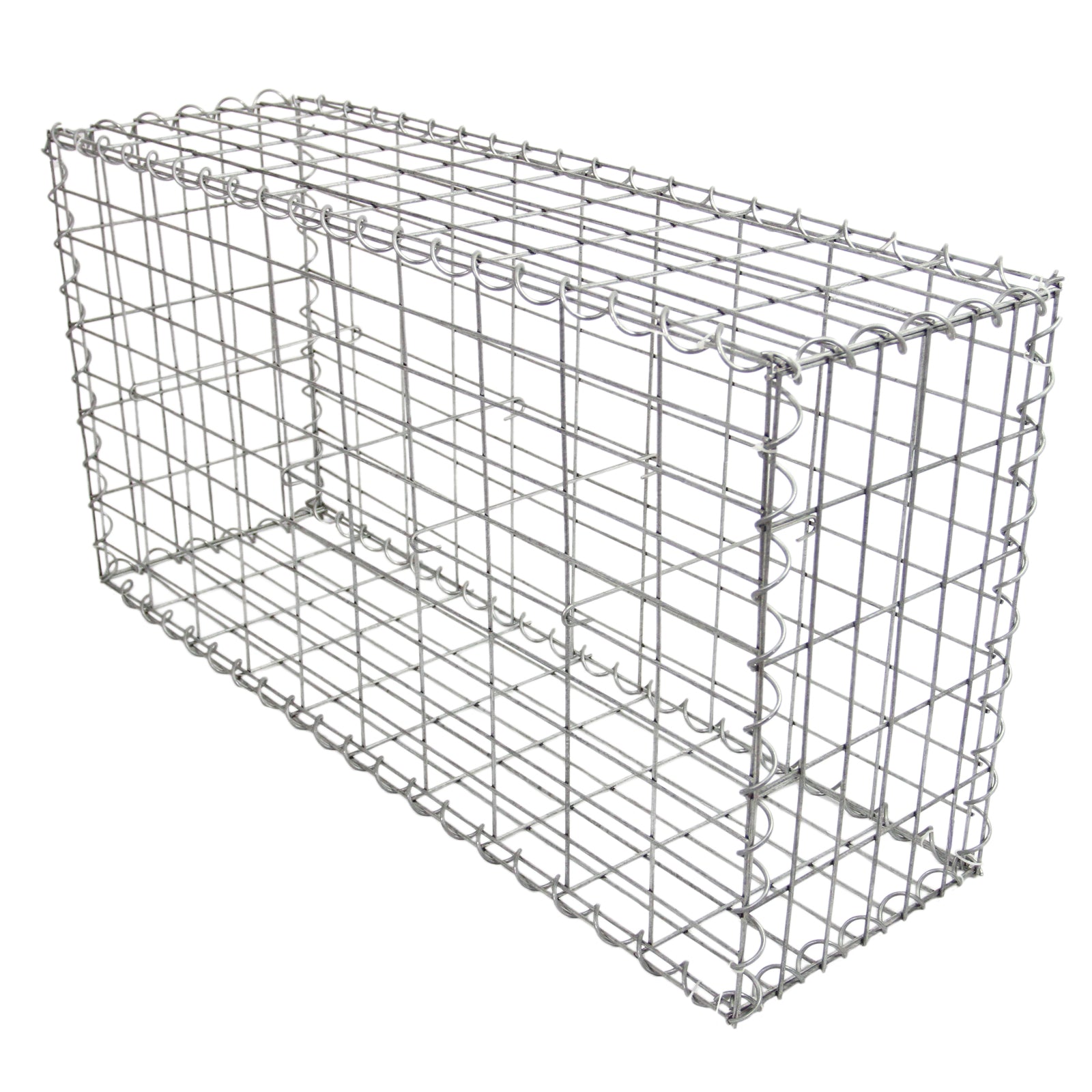 6 Cestas De Acero Galvanizado De Exterior Jaulas Para Decoración 100 X 50 X 30cm_2