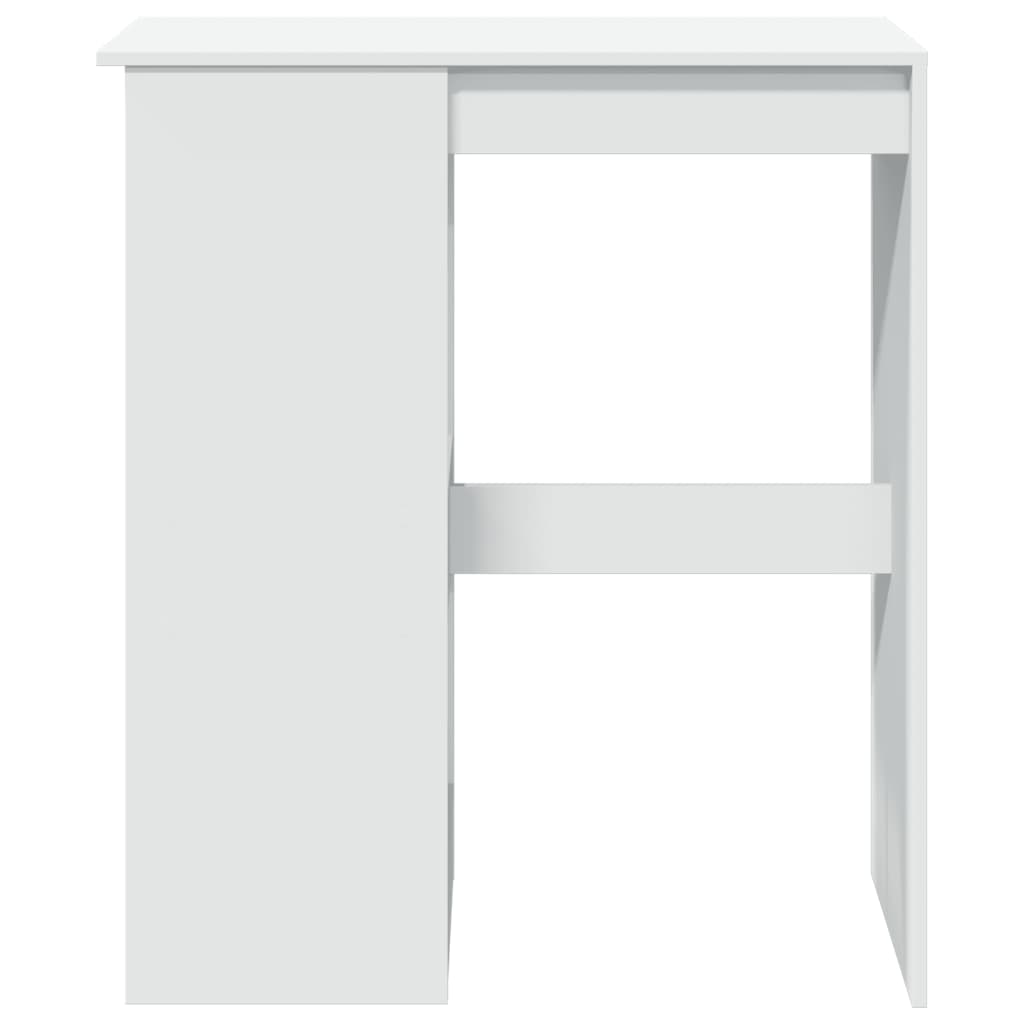 Mesa Alta Con Estantes Madera Ingeniería 90x47,5x103,5 Cm_2