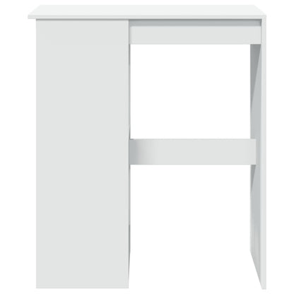 Mesa Alta Con Estantes Madera Ingeniería 90x47,5x103,5 Cm_2