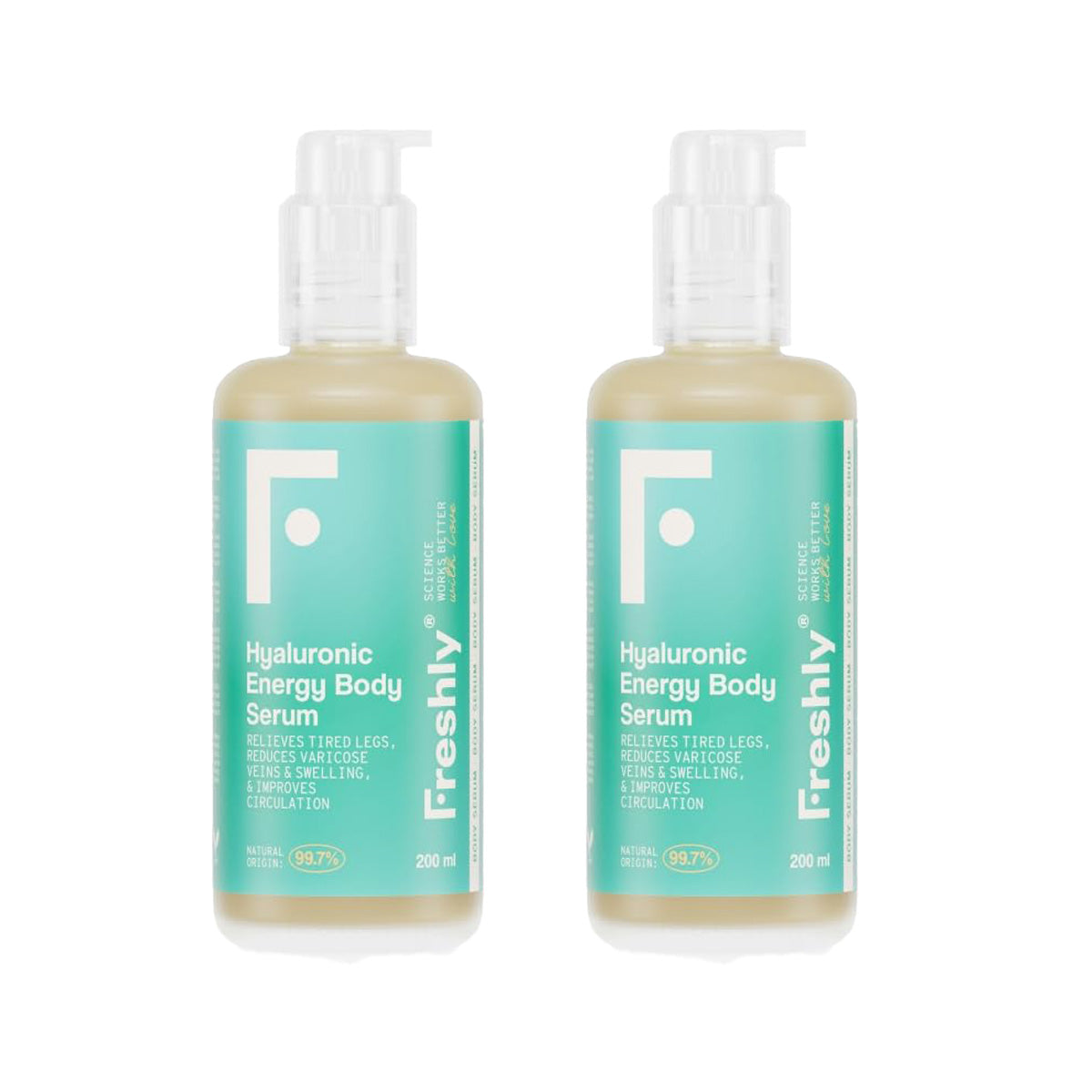 Pack 2x Sérum Corporal Piernas Cansadas Freshly 200ml