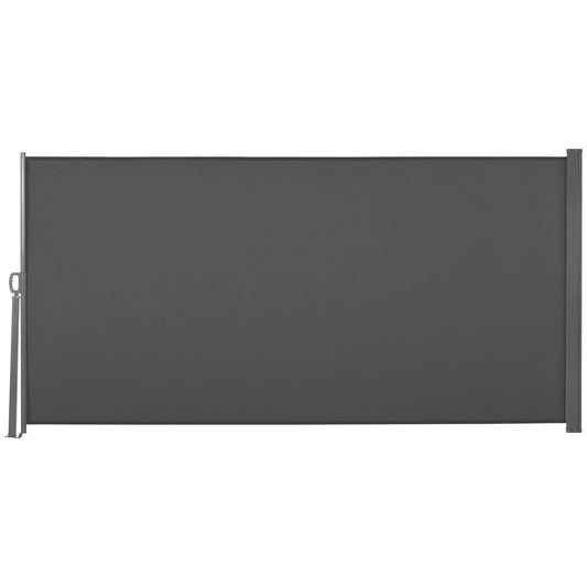 Outsunny Pantalla Retráctil Toldo Lateral Para Balcón Mampara De Privacidad_0