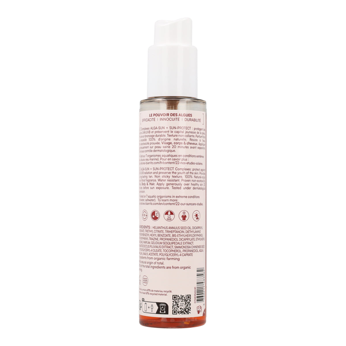 Invisible Sun Oil Spf30 Biarritz 125 Ml 