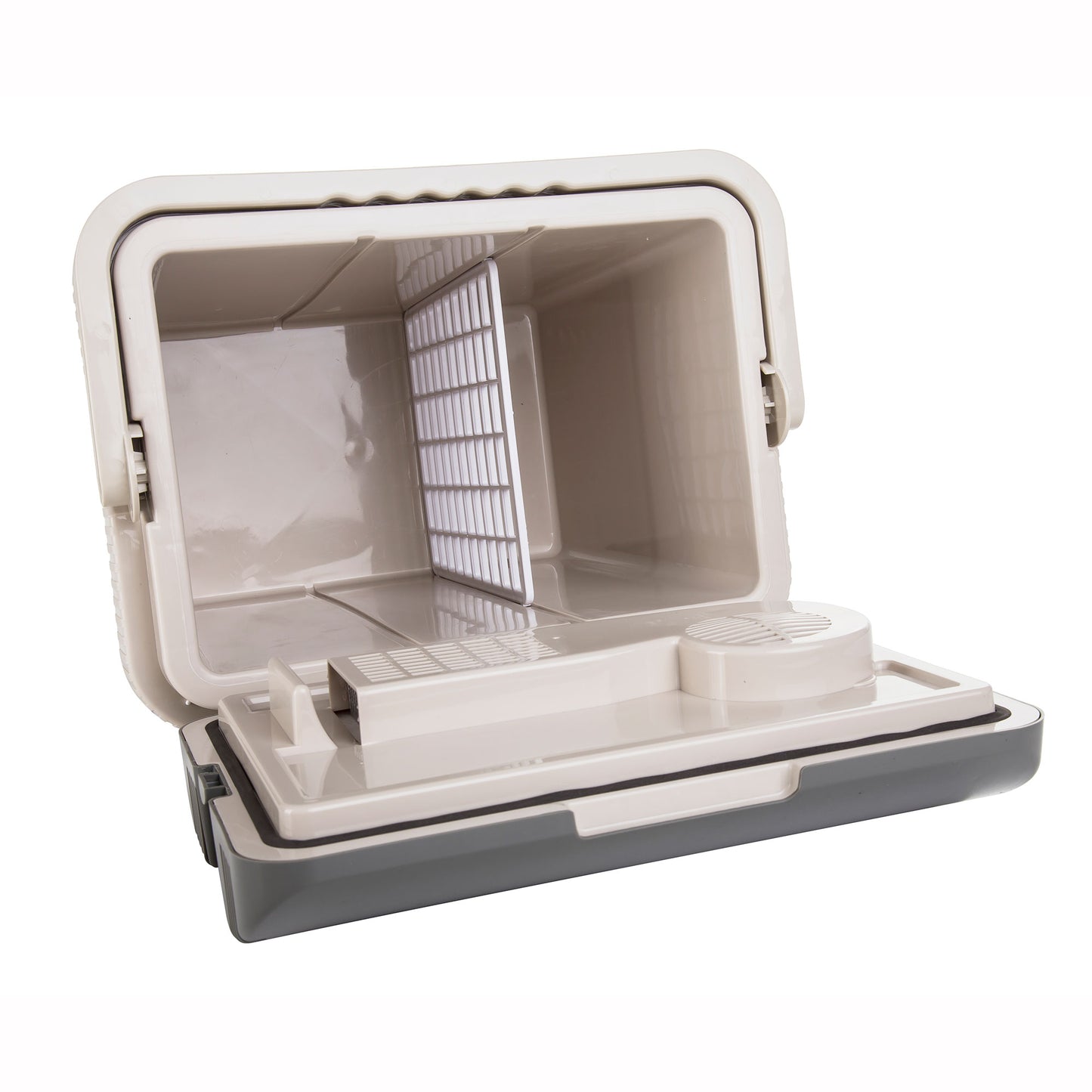 Nevera Portátil Eléctrica De Viaje, Coche, Camping, 21 L, Conexión 12v Y 220v, Enfría Y Calienta, Briebe, Cf1151, Gris