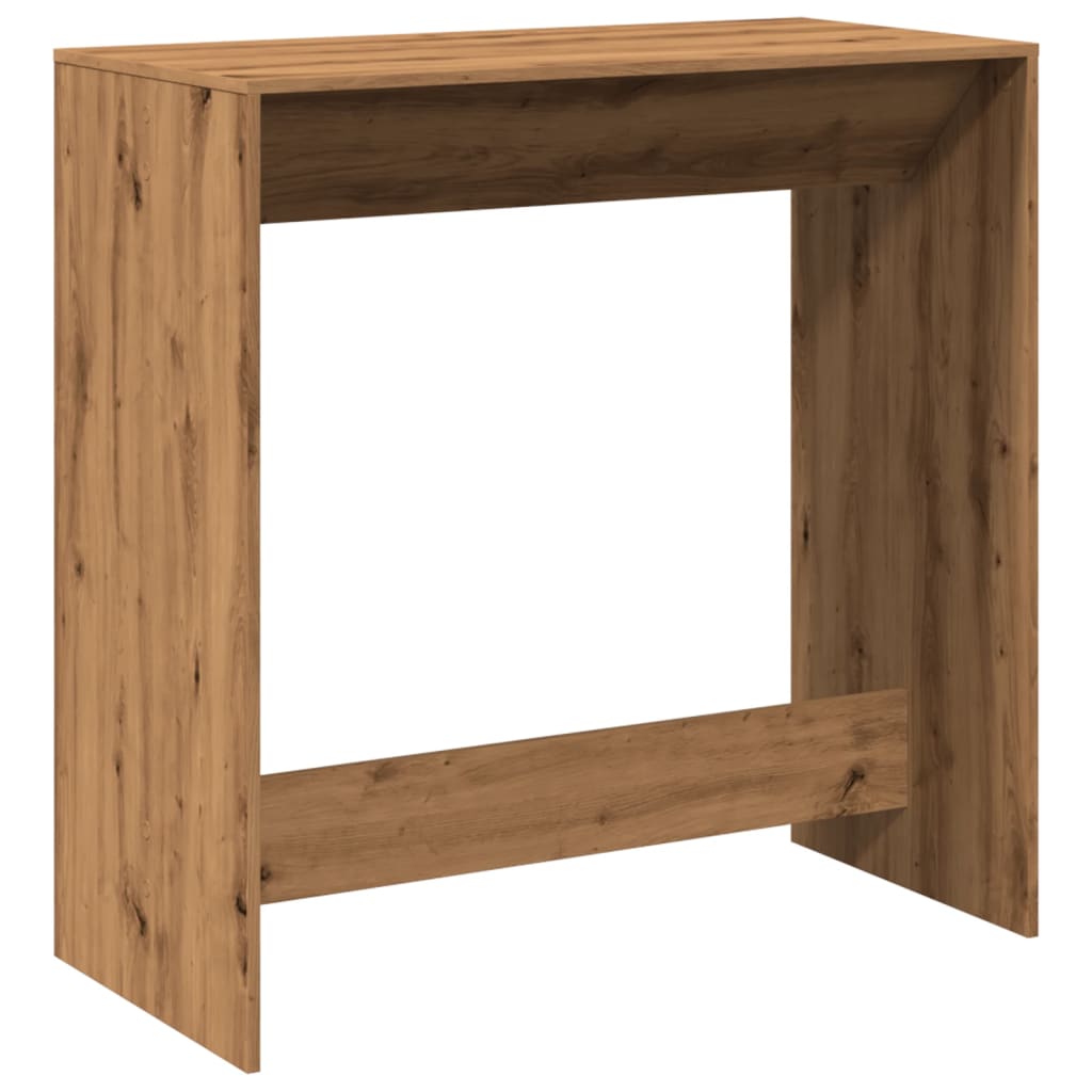 Mesa Alta Bar Madera Ingeniería Roble Artisian 102x50x103,5 Cm_4