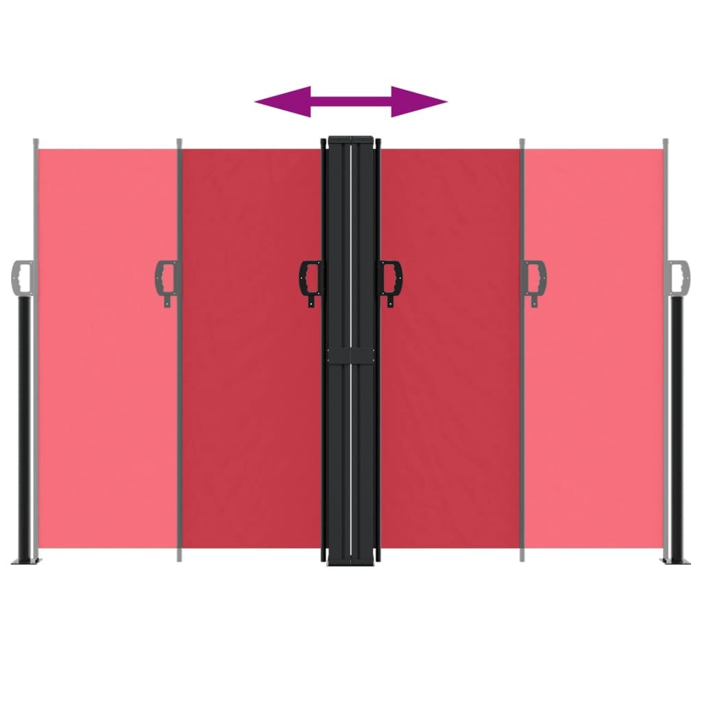 Vidaxl Toldo Lateral Retráctil Rojo 160x1000 Cm_4