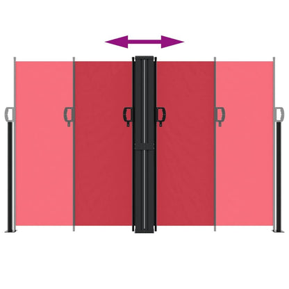 Vidaxl Toldo Lateral Retráctil Rojo 160x1000 Cm_4