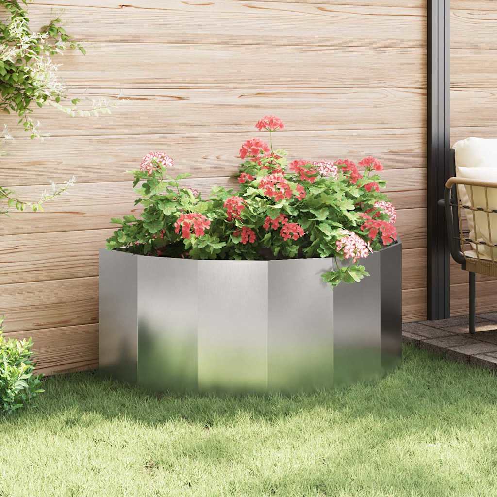 Jardinera Plateado 120 X 60 X 50 Cm Acero Inoxidable_3