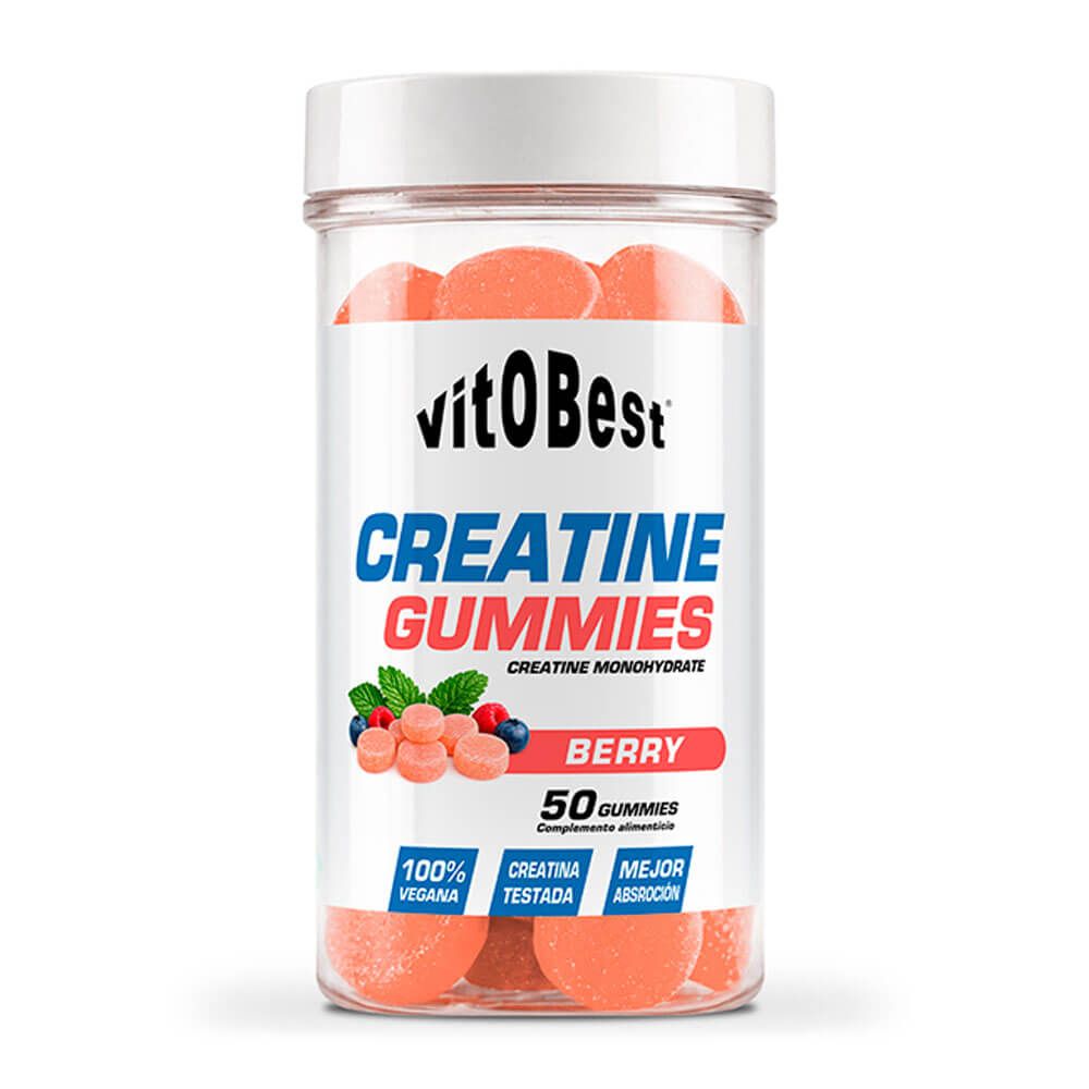 Creatina Gummies - 50 Gummies - Frutas Del Bosque - Creatina Monohidrato - Vitobest_0