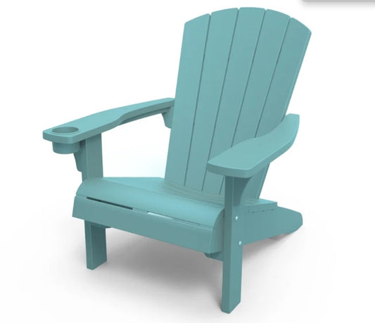 Silla De Exterior Alpine Adirondack- 80x93x93cm- Turquesa_0