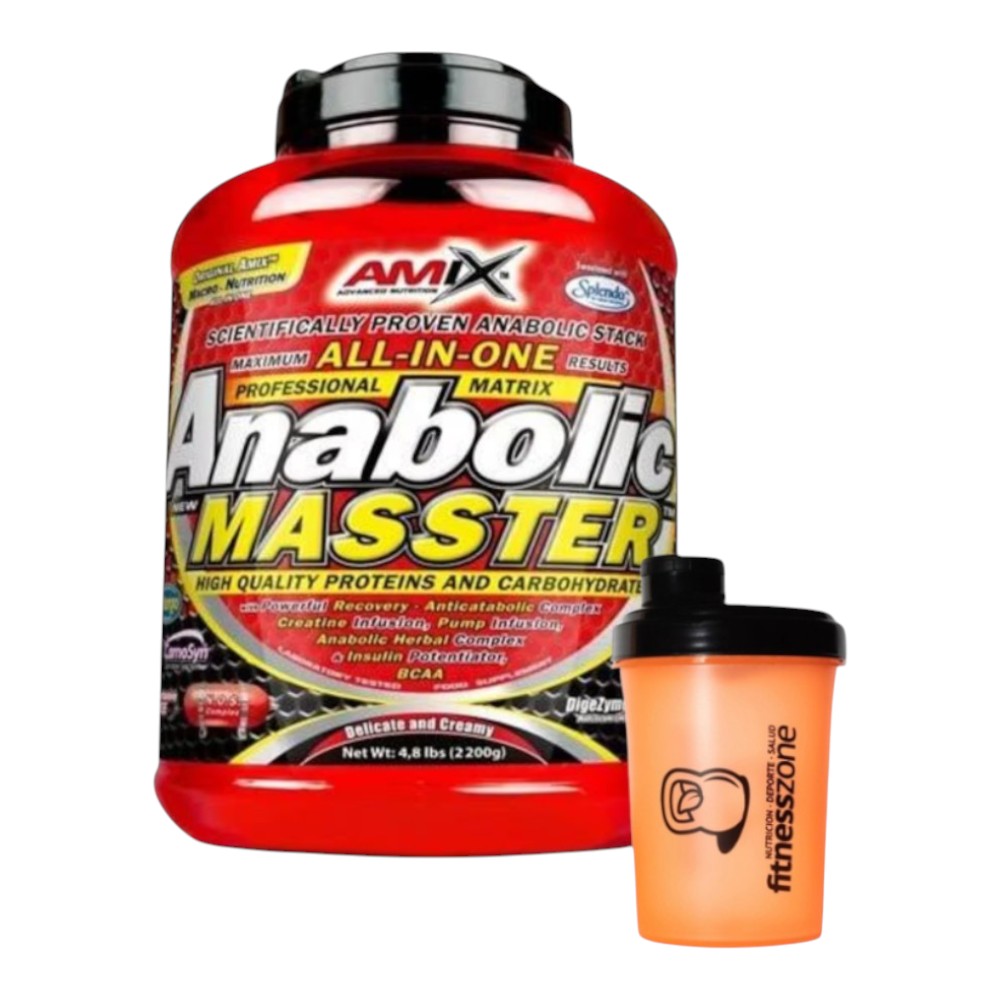 Anabolic Masster 2.2 Kg + ¡shaker Fitnesszone De Regalo! Vainilla_0