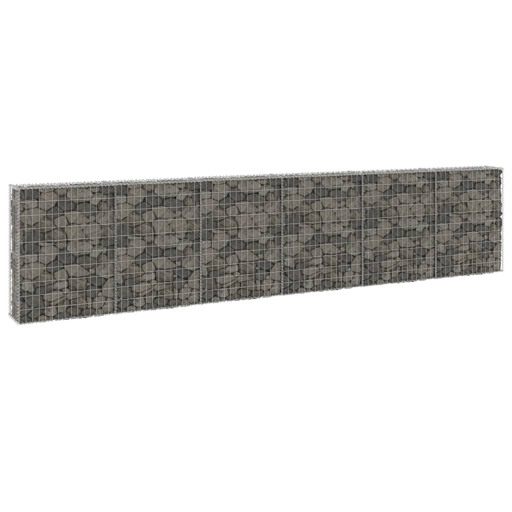 Muro De Gaviones Con Cubiertas Acero Galvanizado 300x30x100 Cm / Vetonek_1
