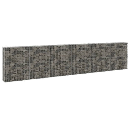 Muro De Gaviones Con Cubiertas Acero Galvanizado 300x30x100 Cm / Vetonek_1