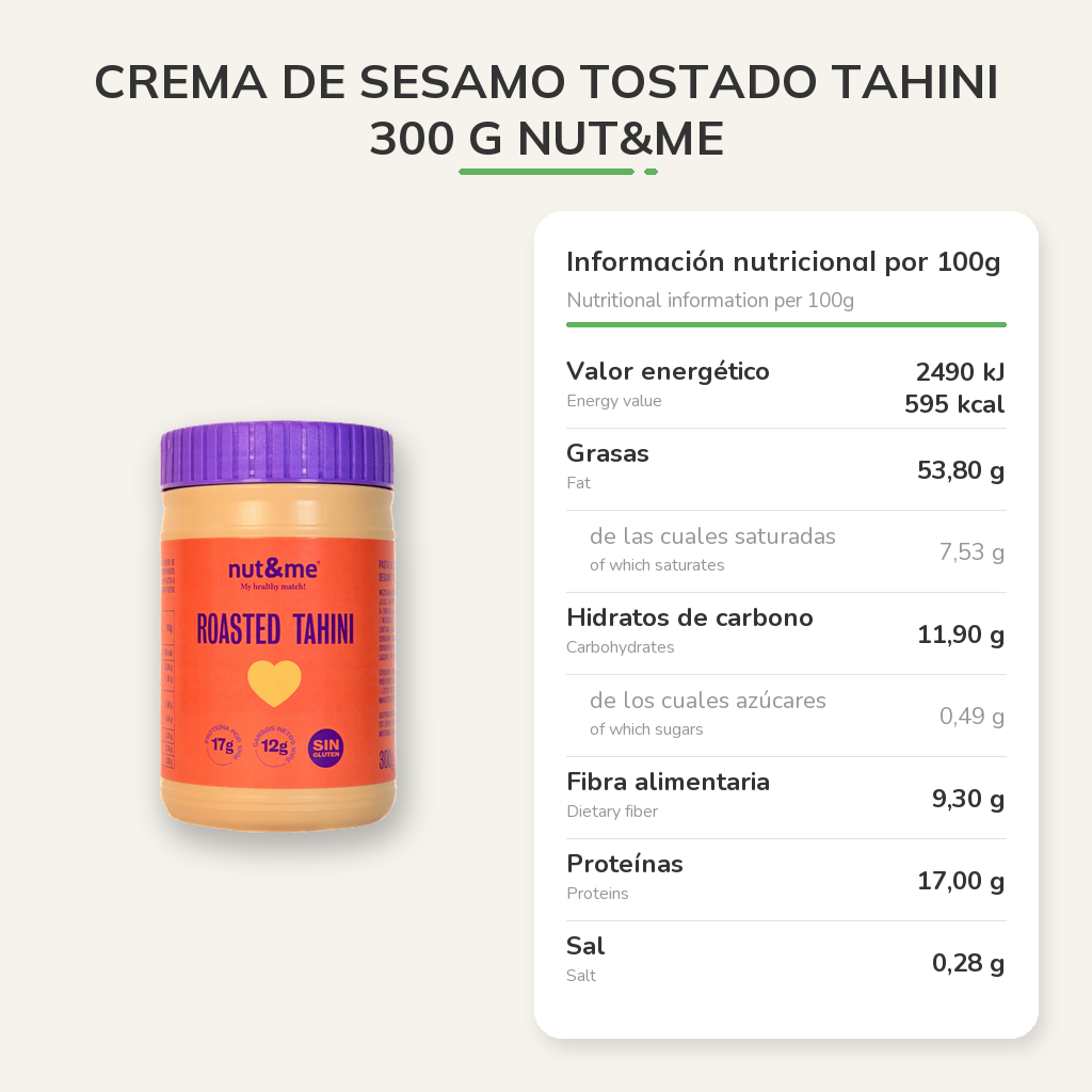 Información nutricional