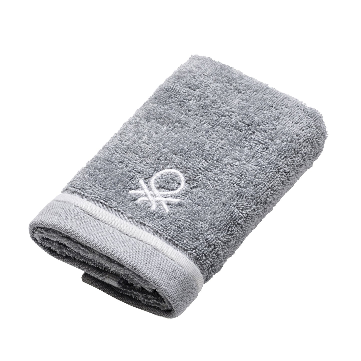 Set 3pc Toalla De Baño (1pc 30x50cm + 1pc 50x90cm + 1pc 70x140cm) 450gsm 100% Algodón Gris Tevere