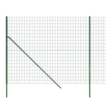 Cerca De Alambre De Acero Galvanizado Verde 2x10 M / Vetonek_2