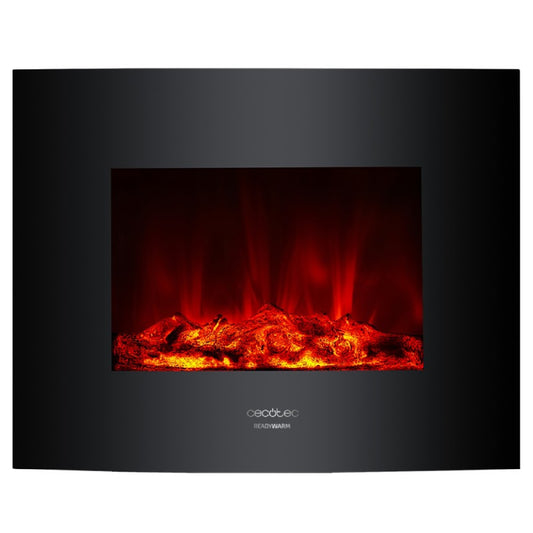 Cecotec Chimenea Eléctrica Chimenea Electrica Decorativa De Pared Ready Warm 2600 Curved Flames_0