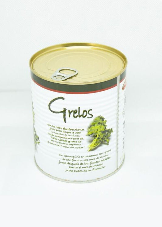 Grelos Gallegos Cocidos Envasados - 580gr.