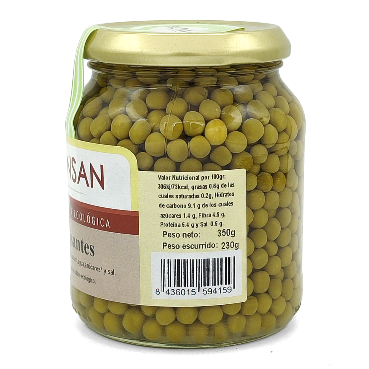 Guisantes En Conserva Ecológicos 320gr_1