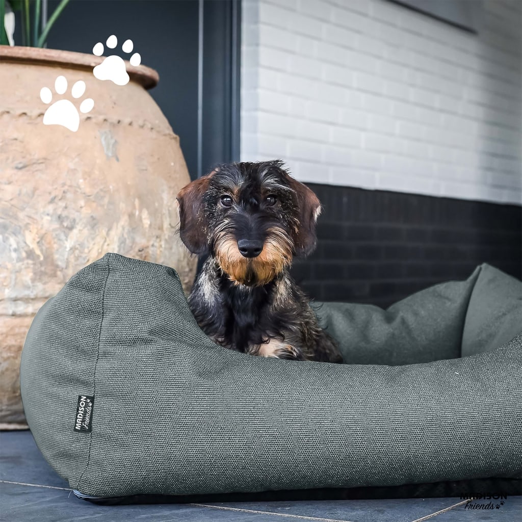 Madison Cama De Exterior Para Perros Manchester Gris 80x67x22 Cm / Vetonek_1